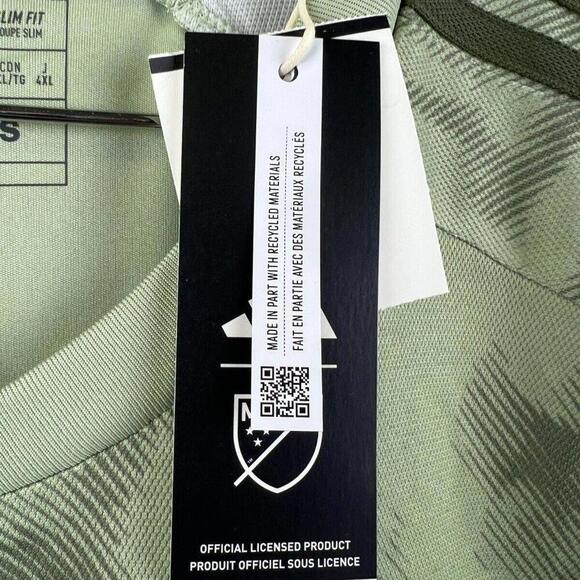 Adidas LAFC Los Angeles Football Club Smoke Green Soccer Jersey HI1873 Men’s: XL - Picture 6 of 8